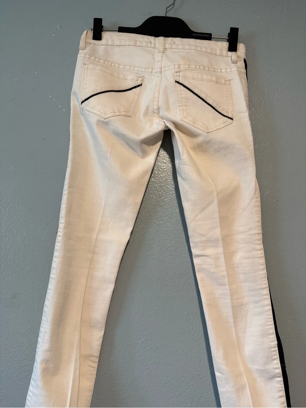 Free People Cream High-Rise Jeans size 26